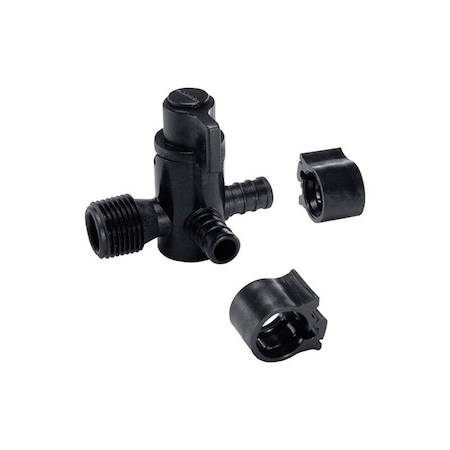 Pexlock Flair-It PEXLock 1/2 in. PEX X 1/2 in. D MPT Plastic Three Way Bypass Valve 30912